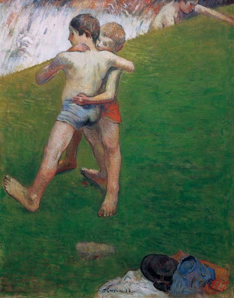 Les Enfants Luttant à Paul Gauguin