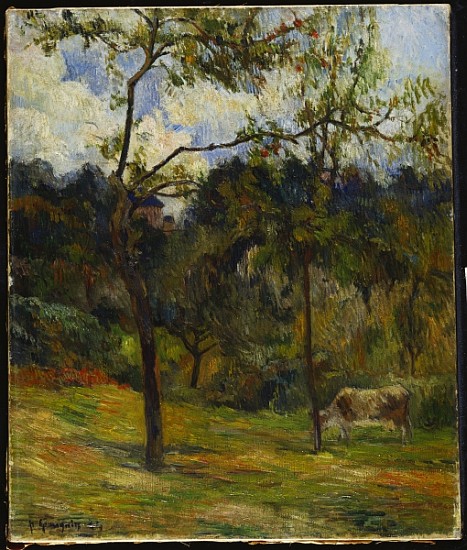 Normandy Landscape: Cow in a Meadow à Paul Gauguin