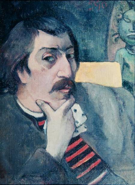 Portrait of the Artist with the Idol à Paul Gauguin