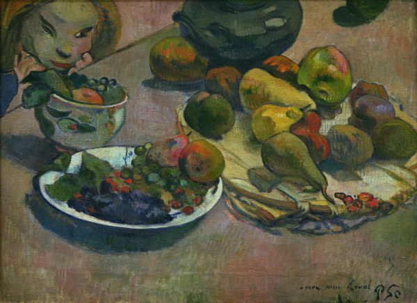 Still-life with fruit à Paul Gauguin