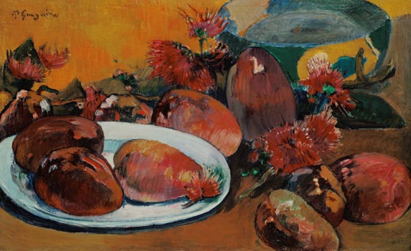 nature morte avec des mangues à Paul Gauguin