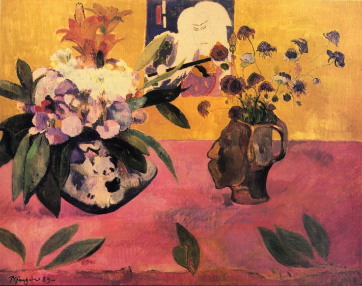 Still Life with Japanese Woodcut à Paul Gauguin