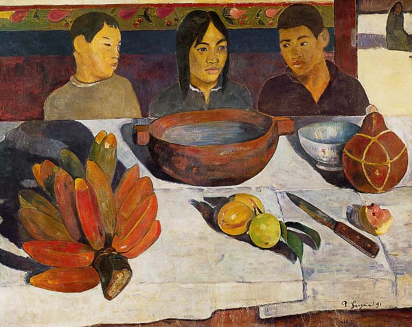 The Meal (The Bananas) à Paul Gauguin