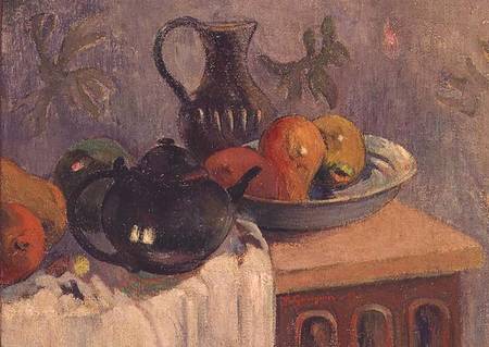 Teiera, Brocca e Frutta à Paul Gauguin