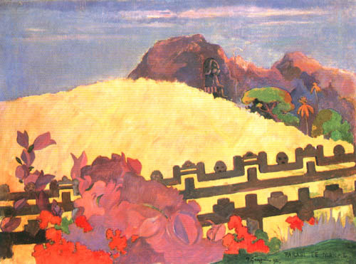 Parahi te Marae (Là se Trouve le Temple) à Paul Gauguin