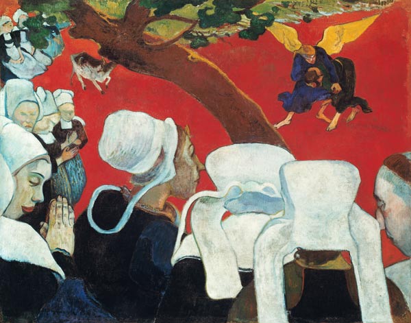 Vision après le sermon (Jacob lutte avec l'ange) à Paul Gauguin