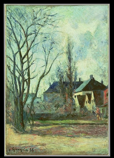 Winter Landscape at Copenhagen à Paul Gauguin