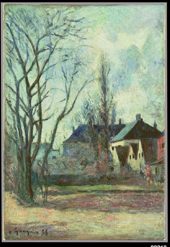 Winterlandschaft bei Kopenhagen à Paul Gauguin