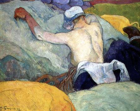 Woman in the Hay à Paul Gauguin