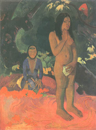 Mots du diable (Parau Na unité d'ampleur Varua Ino) à Paul Gauguin