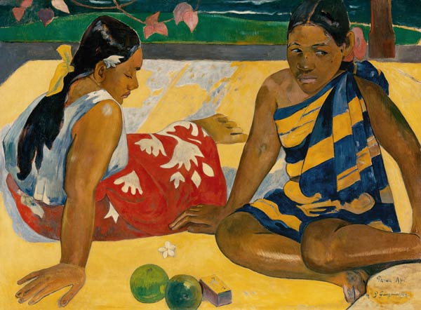 Femmes de Tahiti, ou sur la plage à Paul Gauguin