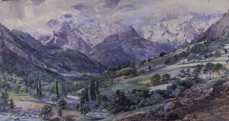 An Alpine View à Paul Jacob Naftel