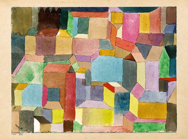 Mittelalterliche Stadt à Paul Klee