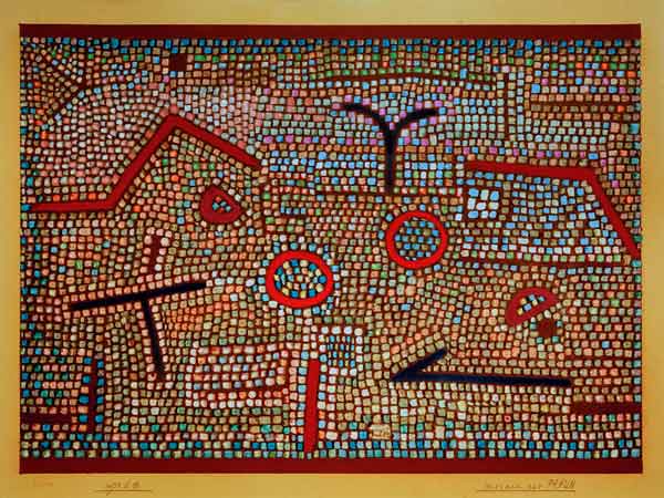Mosaik aus Prhun, à Paul Klee
