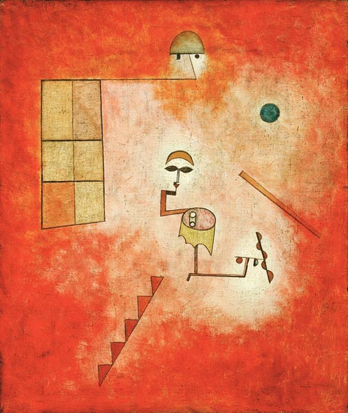 Le magicien, 1927. 297 (Omega 7) à Paul Klee