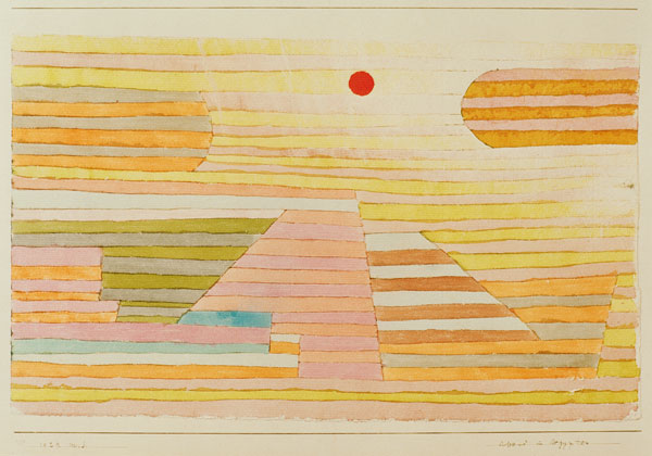 Abend in Aegypten, 1929.33. à Paul Klee