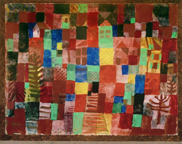 Aquarell auf Kreidegrundierung auf à Paul Klee