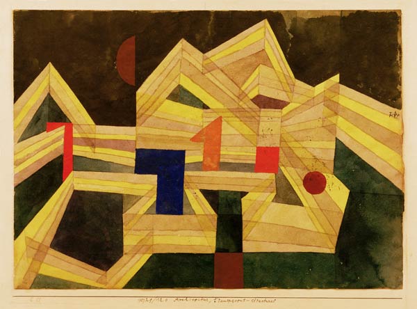 Architectur, transparent-structural, à Paul Klee