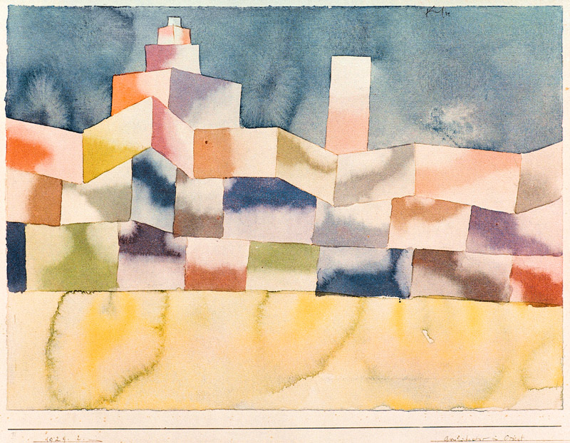 Architektur im Orient, 1929.2. à Paul Klee