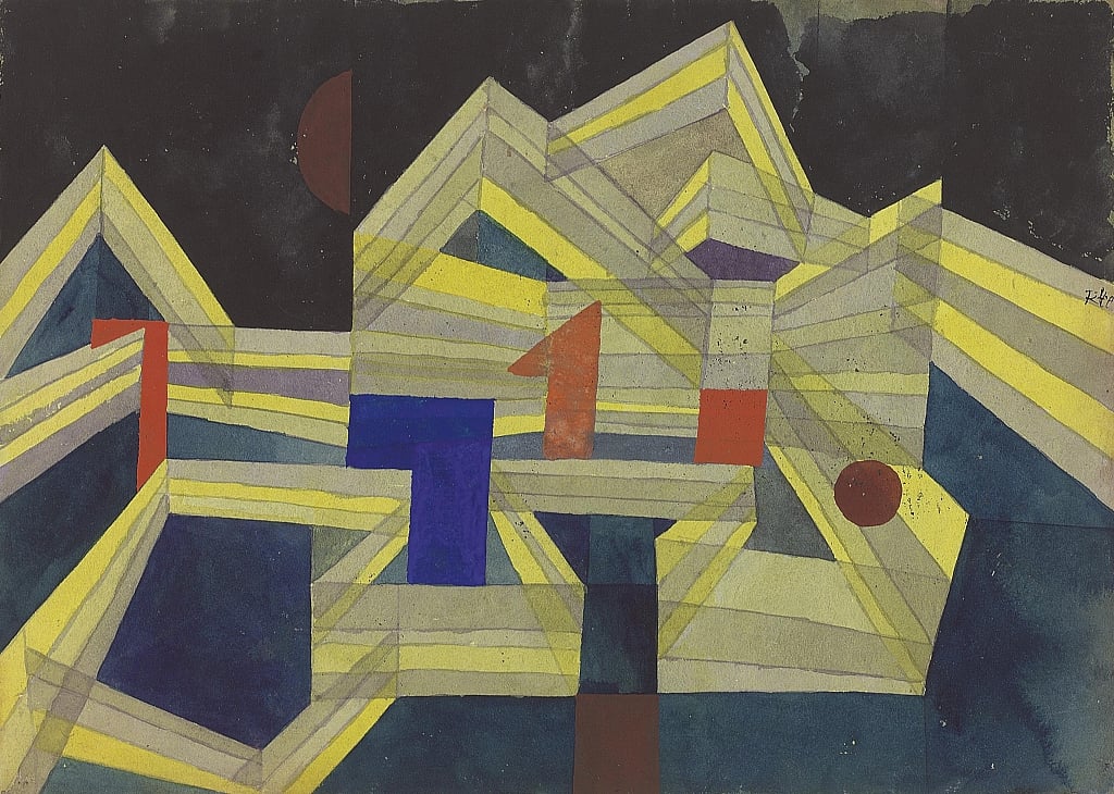 Architektur, transparent-strukturell à Paul Klee