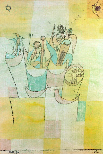 Bâtons de fleurs II à Paul Klee