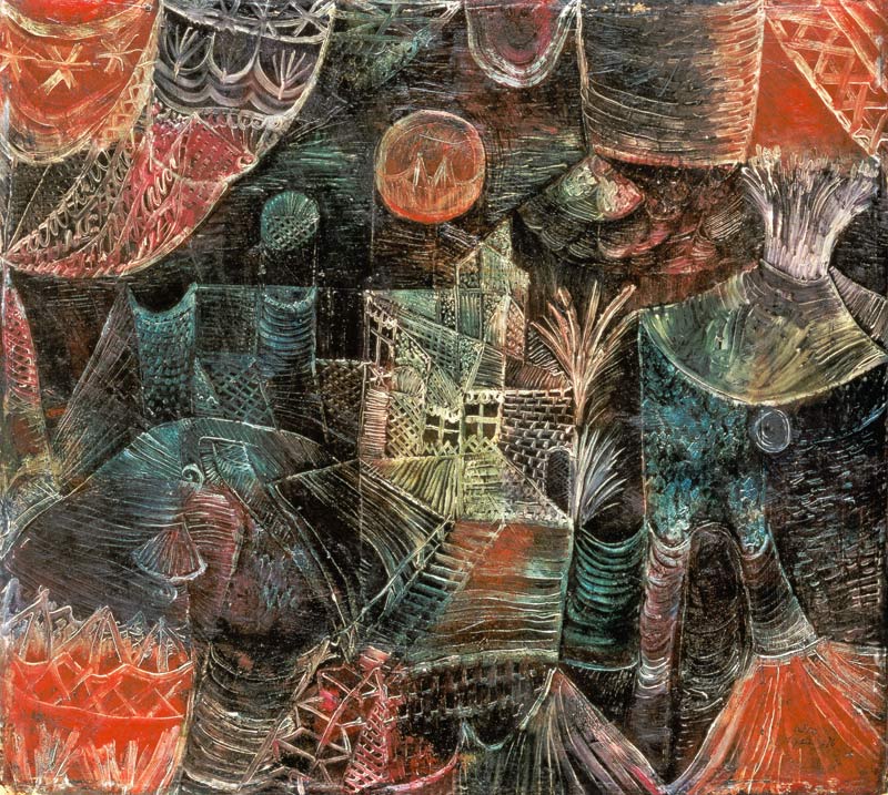 Paysage de scène. à Paul Klee