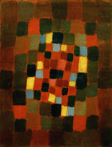 Buntes Beet, 1923.109. à Paul Klee