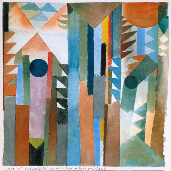 La forêt née du grain à Paul Klee