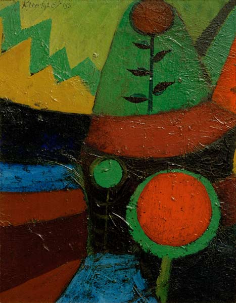 Drei Blumen, 1920, 183. à Paul Klee