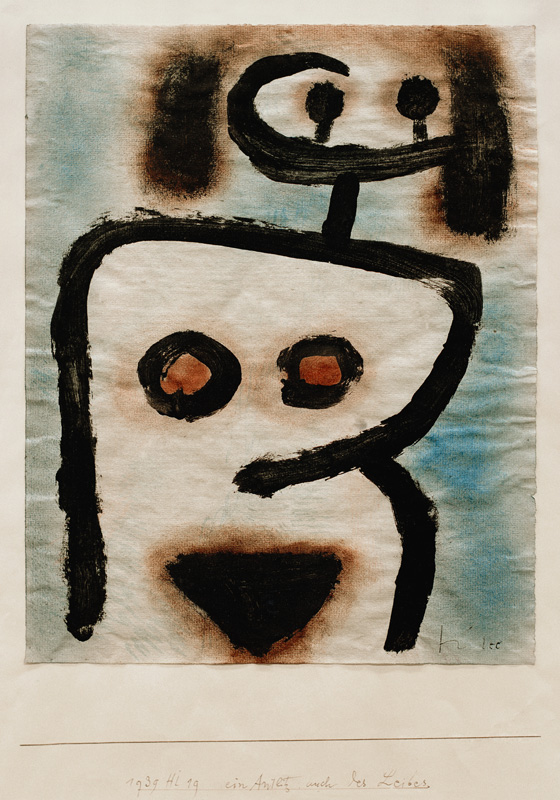 Ein Antlitz auch des Leibes, à Paul Klee