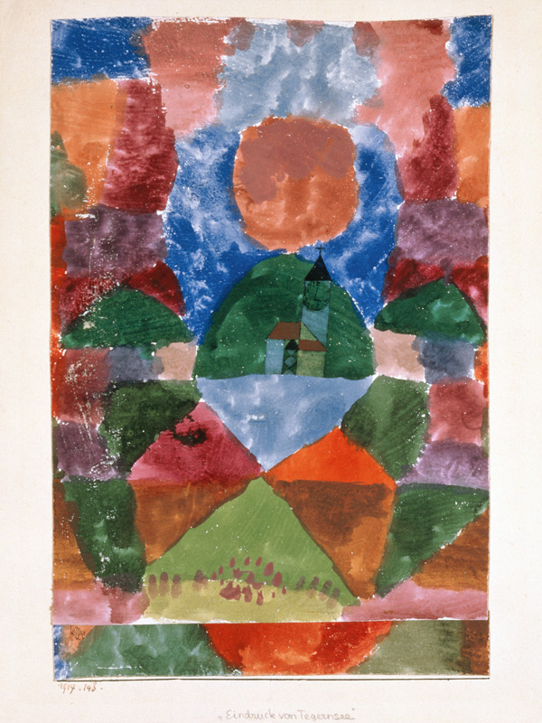 Impression des Tegernsee à Paul Klee