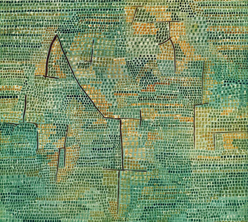 Entlegene Landschaft, 1931. à Paul Klee