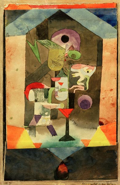 Erinnerungsbild an eine Empfaengnis, à Paul Klee