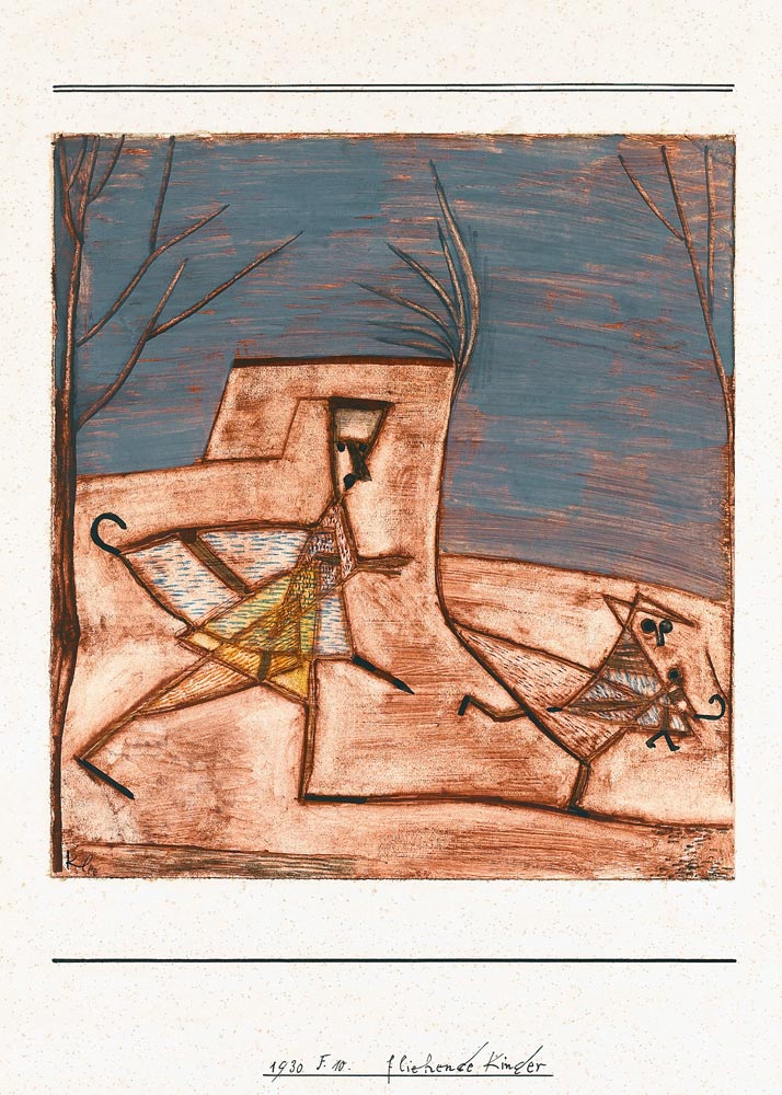 Fliehende Kinder (Children fleeing) à Paul Klee