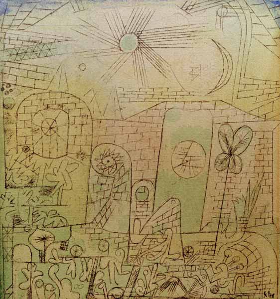 Fruehlings-Sonne, 1919.52 à Paul Klee