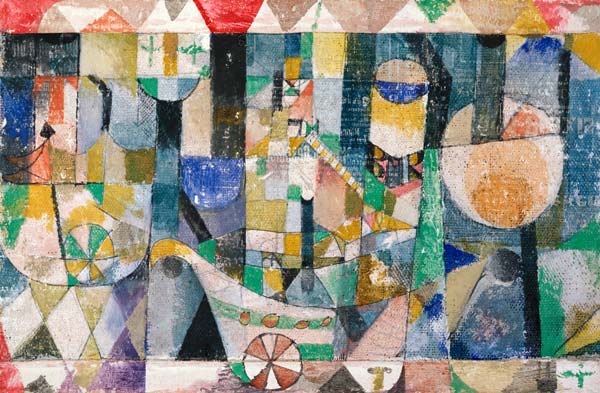 Image portuaire (bateau à vapeur) à Paul Klee