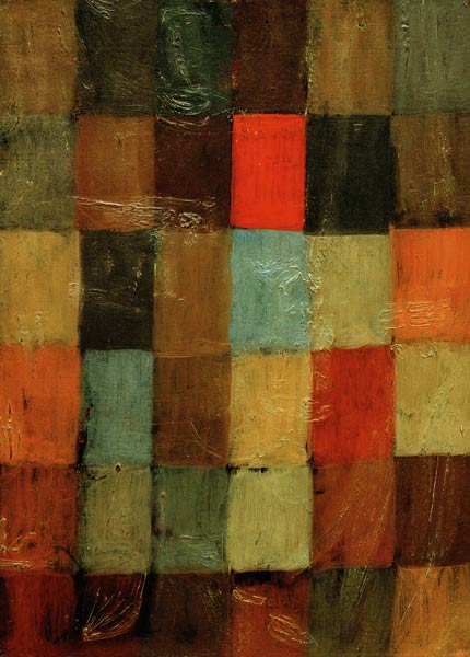 Harmonie blau=orange, 1923, 58. à Paul Klee