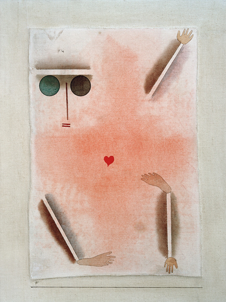 Hat Kopf, Hand, Fuss und Herz à Paul Klee