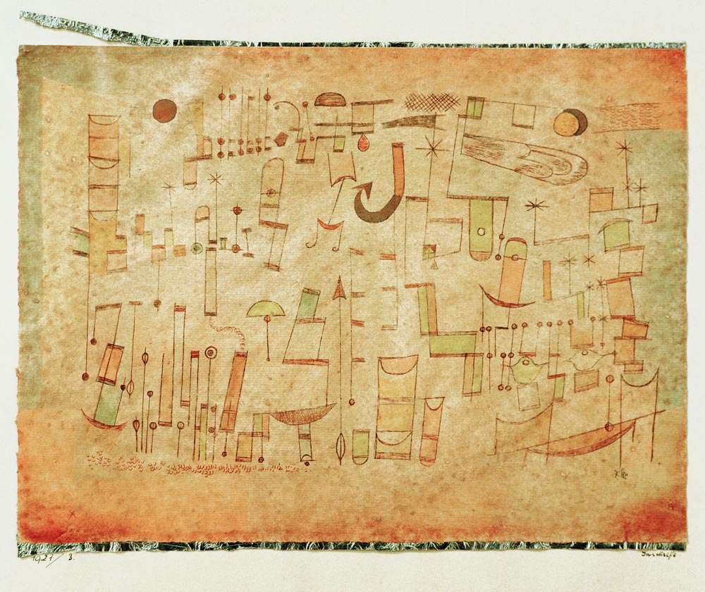 Inschrift, 1921.3. à Paul Klee