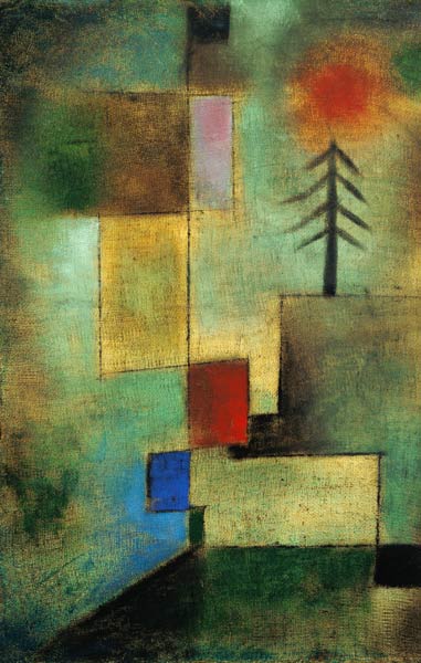 Image d'un petit sapin à Paul Klee