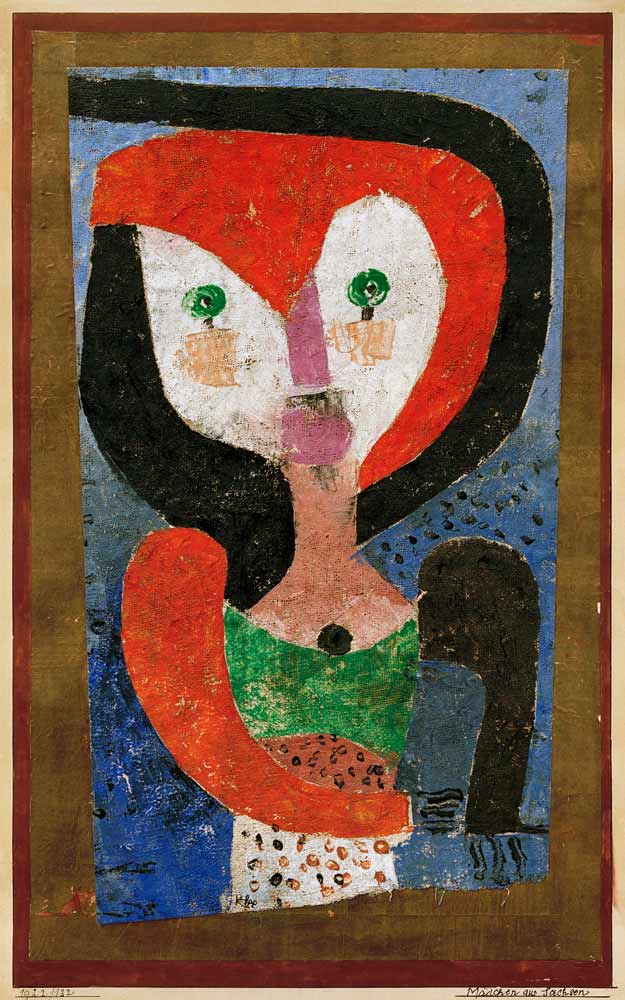 Maedchen aus Sachsen, 1922. 132. à Paul Klee