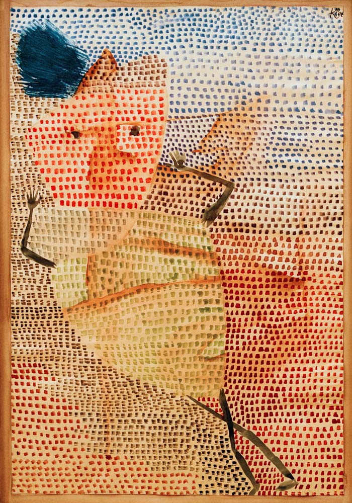 Maske Laus, 1931, 264 (X 4). à Paul Klee