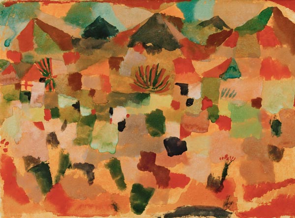 Mit der Bergkette, 1919. 31 à Paul Klee