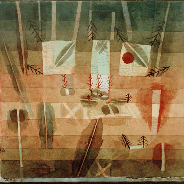 Physiognomie einer Anpflanzung, à Paul Klee