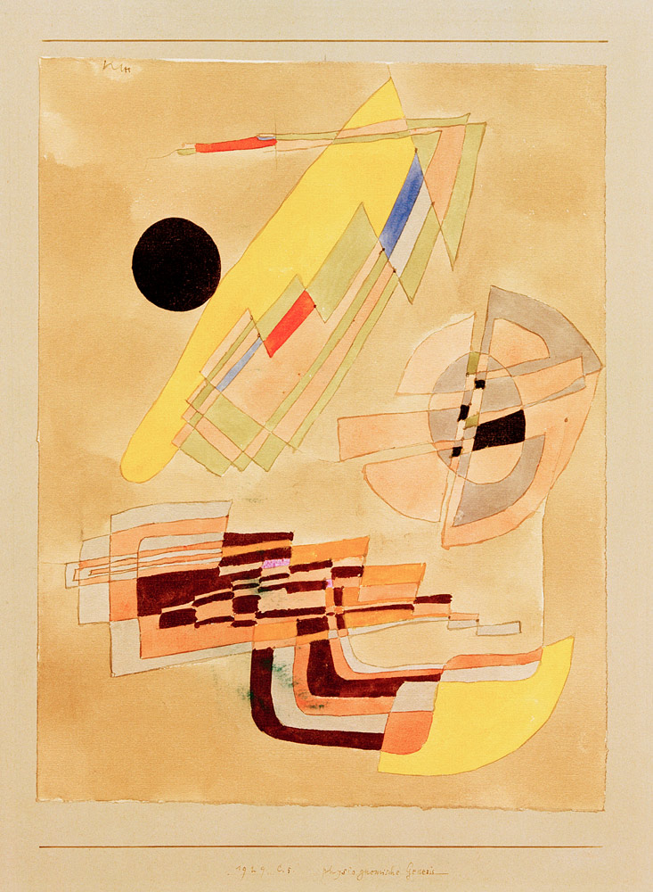 Physiognomische Genesis, 1929, à Paul Klee