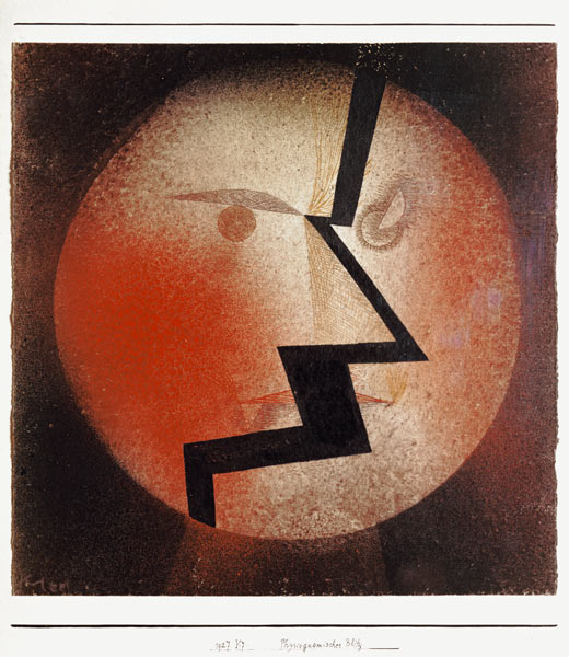 Foudre physionomique. à Paul Klee