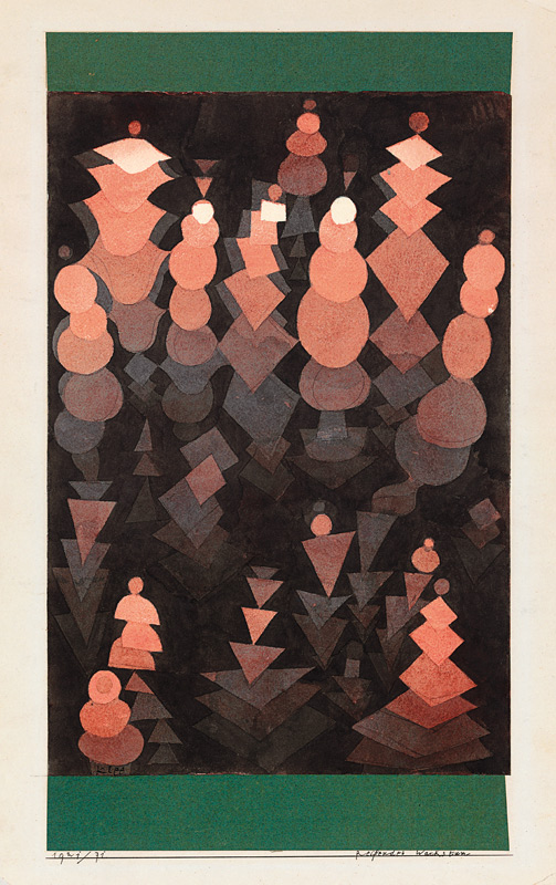 Reifendes Wachstum à Paul Klee