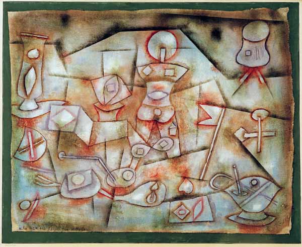 Requisiten Stilleben, à Paul Klee