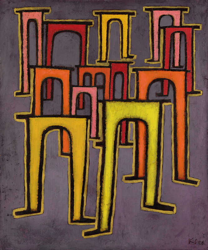 Revolution des Viadukts, 1937. à Paul Klee