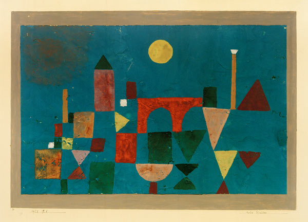 Rote Bruecke, 1928.58 (O 8) à Paul Klee